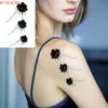 5 PC Tatuaggi temporanei Impermeabile Autoadesivo del tatuaggio temporaneo respiro del bambino sexy fiore tatto piccoli uccelli pistola piuma Trasferimento dell'acqua falso flash tatoo Z0403