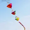 Kite Accessories free shipping 3d kite windsocks kite tails flying outdoor game sport for adults kite accessories kitesurf full equipment jouer Q231104