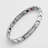 Designer sieradenketen titanium staal magnetische dames armband negatieve ionen kwantum germanium armband roestvrijstalen accessoires