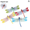 Trädgårdsdekorationer 4st Dragonfly Decor Backyard Prorning Insect Sculpture Artware Craft Prop Simulation Insects Stake Decoration