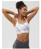 LL YOGA TIE-DYE FITNESS BRATOPS CREW NECK GRIL FINTNESS TANK VEST SOLID TOUBOUT SOLID BROITBEL SHOCKPROOF TOP FEMAL F2301 LL437