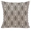Kudde nordisk söt hembrun geometrisk linnekudde 60 dekor soffa täcker 50 dekorativ