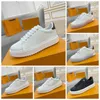 2022 Designer Luxe Casual schoenen Vrouwen Lederen veter sneakers Fashion dames Flat lopende sneakers Letters Dikke zool fitness sneaker maat 35-41