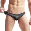 Underpants Mens Low Waisted Briefs Underwear Solid Color Highly Elastic Jock Strap Panties Satin Breathable Soft Sexy Trunks