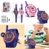 Toy Walkie Talkies Toy Walkie Talkies Kids Talkie Watch Watch Way Way Walkie-Talkie dla chłopców dziewczęta ładowały się do Waly Talki z Drop Dhude