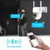 شاشات الأطفال 4MP ICSEE APP DUAL LENS WIRELESS PTZ IP DOME CAMERAND AI Humanoid Detection كاملة الألوان CCTV INTELTCON