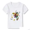 T-shirts T-shirts Été Enfants T-shirt Rayman Legends Aventures Dessin Animé Imprimer Drôle Garçons Casual Bébé Filles Vêtements Enfants Tops Hkp5 Dhkcq