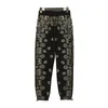 Am New Casual Pants Dark High Street Style Country Hipster Cashew Flower Slacks Mens and Womens Retro Sports Casual Pantss-XL