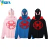 Yiciya capuz moletom nova aranha impressão harajuk oversized hoodie manga longa topos camisola mulher roupas y2k feminino hoodies