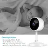 Baby monitor Telecamera di sicurezza interna Telecamera baby monitor 1080P con app per telefono Telecamera IP WiFi con visione notturna Audio bidirezionale Confezione da 2 Q231104