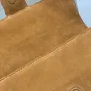 스웨이드 숄더백 고급 디자이너 핸드백 여성 크로스 바디 가방 지갑 진정한 가죽 클러치 28cm