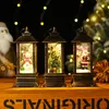 Other Event Party Supplies Christmas Snowball Lamp Led Lantern Snowman Water Navidad Vintage Gift Year 230404