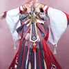 Costume a tema Yae Miko costume di ruolo Genshin parrucca uniforme da impatto anime di ruolo stile cinese Halloween abbigliamento femminile 230404