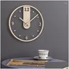 Horloges murales Minimaliste Horloge Salon Décoration Creative Transparent Simple Japonais Mode Ins Traquiet Drop Deli Dhhfl