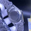 luxe heren diamanten horloges automatisch mechanisch horloge roestvrij staal blauwe wijzerplaat Horloges kleine Diamond Bezel Horloges 40MM286L