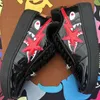 OGS Casual Bapestas M1 Designer Scarpe da tennis Sneakers Sta Leather Black Shark Face Ape Shape Medicom Toy Camouflage Sk8