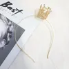 Hair Accessories Trendy Headwear Girls Love Heart Crown Bridesmaid Flower Wedding Jewelry Kids Crystal Tiara Korean Comb