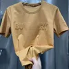 メンズTシャツデザイナーTシャツシャツラウンドネック半袖Tシャツ男性女性スウェットシャツ3Dレタープリントコットン特大ティーポロシャツ