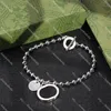 Lettre entrelacée Bracelets porte-bonheur concepteur étoile amour Bracelet femmes Bracelets fête mariage anniversaire amoureux cadeau