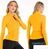 Yoga Outfit Jacket Womens Define Workout Sport Coat Fitness Sports Quick Dry Activewear Top Solid Zip Up Sweatshirt S Dr Dhuzy