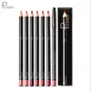 6Pcs/Set Slim Lip Pencil Long-Lasting Creamy Lip Liner Smooth Ultra Fine Lip Liners