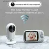 Baby Monitors 3,2 tum VB603 Video Baby Monitor med kamera Högupplösning Night Vision Baby Phone Camera Portable Monitor Bebe Protection Q231104