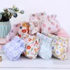 Cosmetic Bags 4/16PCS Mini Bag Self Closing Printed Small Pocket Squeeze Top For Women Travel Jewelry Cute Coin Makeup Purse