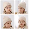 Caldi cappelli invernali per bambini Bambini lavorati a maglia Berretti per bambini Berretti per neonati Cappello per ragazze Berretto con teschio Berretto per bambini Berretti moda carino 10 colori Cappelli per feste per bambini Q690