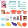 Küchen Spielen Lebensmittel Kinder Große Küche Set Pretend Spielen Spielzeug Kochen Lebensmittel Miniatur Spielen Tun Haus Bildung Spielzeug Für Mädchen kinder ToysL231104