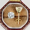 Stud Oorbellen Echte 1 Karaat D Kleur Moissanite Diamant Vrouwen 925 Sterling Zilveren Fonkelende Oorbel Voor Bruiloft Sieraden