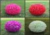 30 CM 12quotArtificiel Cryptage Rose Soie Fleur Embrasser Boules Boule Suspendue Ornements De Noël Décorations De Fête De Mariage 5pcs8789634