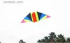 Drachenzubehör kostenloser Versand großer Segelflugzeugdrachen fliegen Outdoor-Spaßspielzeug Stranddrachen für Kinder Nylondrachen Schnurschnur Rolle Weifang Drachen Q231104