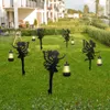 Novelty Lighting 2023 2pcs LED Solar Flower Fairy Lantern Light Waterproof Yard Art Garden Decoration Solar Energy Powered Waterproof Outdoor Lig P230403