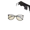 Sonnenbrillen-Designer Xiaoxiangfeng schwarz-weißes Schachbrett 3373 Katzenaugen, großer Rahmen, rundes Gesicht, dünne weibliche Myopiebrille Anti-Blaulicht PBJF