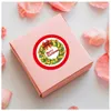 Confezione regalo 300/500 pezzi / rotolo Adesivi natalizi Babbo Natale Festival Party Paster Bag Box Busta Decorazione forniture