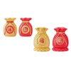 Vases Fleur Vase Béni Sac Forme Artisanat Décoratif Pièce Maîtresse Statue Ornement Figurine Planteur Pot Pour Chambre Bureau Jardin