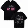 メンズTシャツMaxident Case 143 World Tour Stray Kids Maniac Tシャツ230404