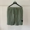 Coton Fleece Garment Dyed Men Shorts Track Short Sweat Pants taille M-XXL noir gris
