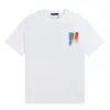 1 Mens Design T-shirt Spring Summer Color Sleeves Tees de férias de manga curta Letras casuais