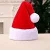 Décorations de Noël année épais chapeau en peluche enfants pour la maison cadeau du père noël hiver chaud