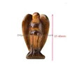 Decoratieve objecten Figurines 1 pc Natuurlijke kristal bewaker engel