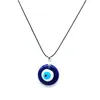 Pendentif Colliers 30mm résine colorée mauvais yeux colliers mode turc chanceux bleu oeil collier pour ami bijoux cadeau goutte livrer Dhinz