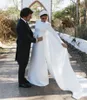 Elegant Wedding Dress for Women 2023 Bride Long Sleeve Cape Backless Mermaid Simple Bridal Gowns Robe de Mariage Vestidos De Noiva