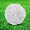 Decorative Flowers Durable Plastic Flower Colorful Realistic Rose Blossoms Artificial Balls