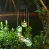 Новенька светодиодные светодиодные светодиоды Spinner Solar Solar Lights for Garden Decer Wind Chem