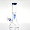 11.2 inch Glass Bong 5MM Thickness smoke Water Pipe with 6 arm trees include Bowl & downstem Bongs Female Dab Rig