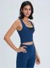 LL Sutiã esportivo para ioga Bodycon regata para mulheres treino fitness ll sutiã top feminino push up sem costura roupa íntima esportiva para corrida academia preta DW027 roupa de ginástica