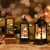 Other Event Party Supplies Christmas Snowball Lamp Led Lantern Snowman Water Navidad Vintage Gift Year 230404