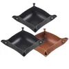 PU Leather Rolling Tray Smoke Plate Basin Storage Placing Tobacco Herb Grinder Roll Paper Smoking Accessories