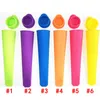 Popsicle Mold Silicone Colorful Ice Cube Mould DIY Summer Ice Cream Maker Ice Pop Maker Mold Free Shipping